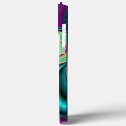 Futuristische Abstracte 3D Metallic Rainbow Art Case-Mate iPhone Case (Achterkant / Links)