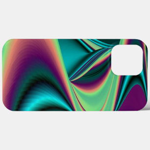 Futuristische Abstracte 3D Metallic Rainbow Art Case-Mate iPhone Case