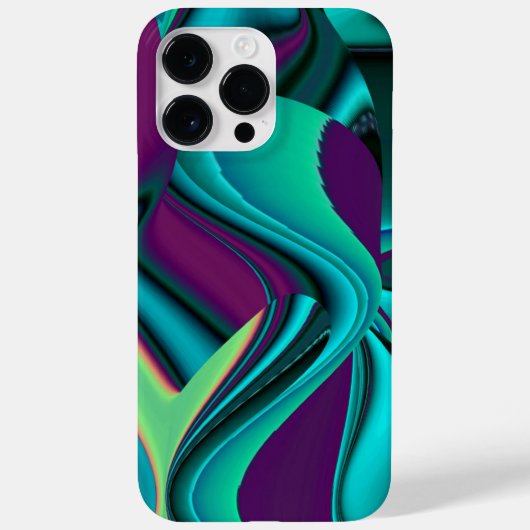 Futuristische Abstracte 3D Metallic Rainbow Art Case-Mate iPhone Case (Achterkant)