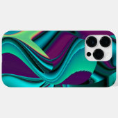 Futuristische Abstracte 3D Metallic Rainbow Art Case-Mate iPhone Case (Achterkant (horizontaal))