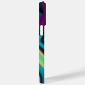 Futuristische Abstracte 3D Metallic Rainbow Art Case-Mate iPhone Case (Achterkant / Rechts)
