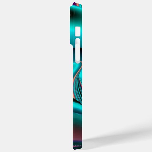 Futuristische Abstracte 3D Metallic Rainbow Art Case-Mate iPhone Case (Achterkant / Links)