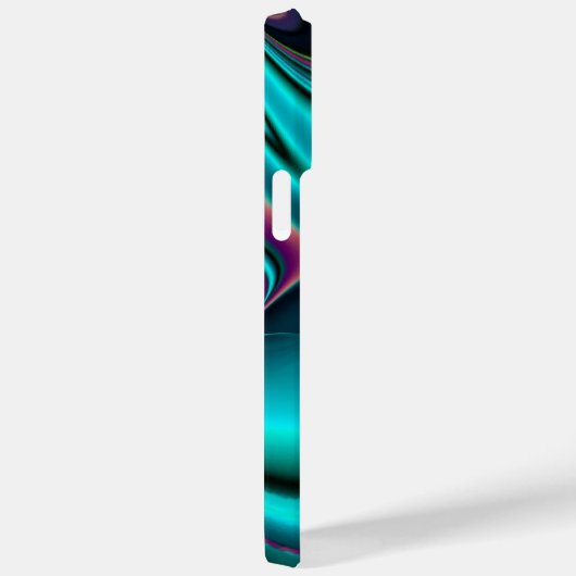 Futuristische Abstracte 3D Metallic Rainbow Art Case-Mate iPhone Case (Achterkant / Rechts)