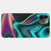 Futuristische Abstracte 3D Metallic Rainbow Art Case-Mate iPhone Case (Achterkant (horizontaal))