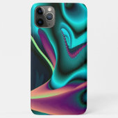 Futuristische Abstracte 3D Metallic Rainbow Art Case-Mate iPhone Case (Achterkant)