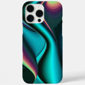 Futuristische Abstracte 3D Metallic Rainbow Art Case-Mate iPhone Case (Achterkant)