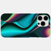Futuristische Abstracte 3D Metallic Rainbow Art Case-Mate iPhone Case (Achterkant (horizontaal))