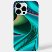 Futuristische Abstracte 3D Metallic Rainbow Art Case-Mate iPhone Case (Achterkant)