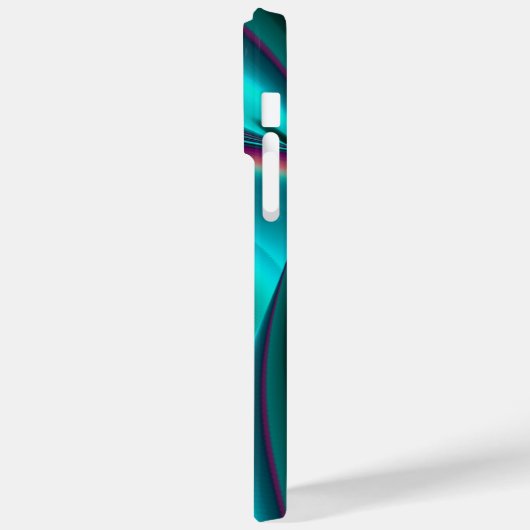 Futuristische Abstracte 3D Metallic Rainbow Art Case-Mate iPhone Case (Achterkant / Links)