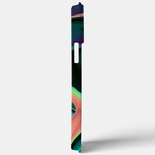 Futuristische Abstracte 3D Metallic Rainbow Art Case-Mate iPhone Case (Achterkant / Rechts)