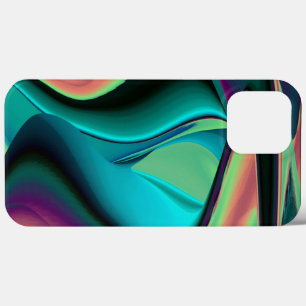 Futuristische Abstracte 3D Metallic Rainbow Art Case-Mate iPhone Case