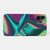 Futuristische Abstracte 3D Metallic Rainbow Art Case-Mate iPhone Case (Achterkant (horizontaal))
