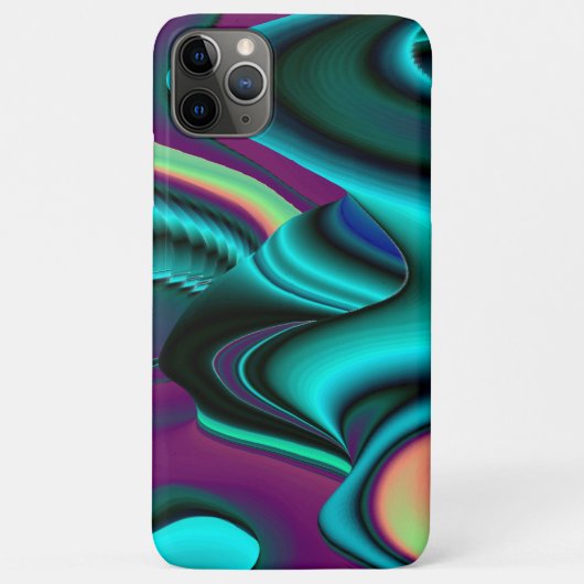 Futuristische Abstracte 3D Metallic Rainbow Art Case-Mate iPhone Case (Achterkant)
