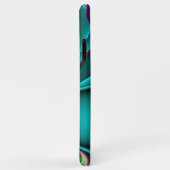 Futuristische Abstracte 3D Metallic Rainbow Art Case-Mate iPhone Case (Achterkant/rechts)