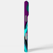 Futuristische Abstracte 3D Metallic Rainbow Art Case-Mate iPhone Case (Achterkant / Rechts)