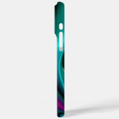 Futuristische Abstracte 3D Metallic Rainbow Art Case-Mate iPhone Case (Achterkant / Links)