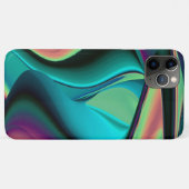 Futuristische Abstracte 3D Metallic Rainbow Art Case-Mate iPhone Case (Achterkant (horizontaal))