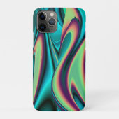 Futuristische Abstracte 3D Metallic Rainbow Art Case-Mate iPhone Case (Achterkant)