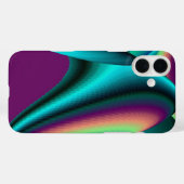 Futuristische Abstracte 3D Metallic Rainbow Art Case-Mate iPhone Case (Achterkant (horizontaal))