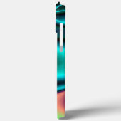 Futuristische Abstracte 3D Metallic Rainbow Art Case-Mate iPhone Case (Achterkant / Links)