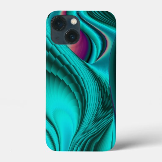 Futuristische Abstracte 3D Metallic Rainbow Art Case-Mate iPhone Case (Achterkant)