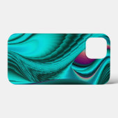 Futuristische Abstracte 3D Metallic Rainbow Art Case-Mate iPhone Case (Achterkant (horizontaal))