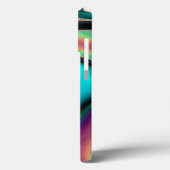 Futuristische Abstracte 3D Metallic Rainbow Art Case-Mate iPhone Case (Achterkant / Links)