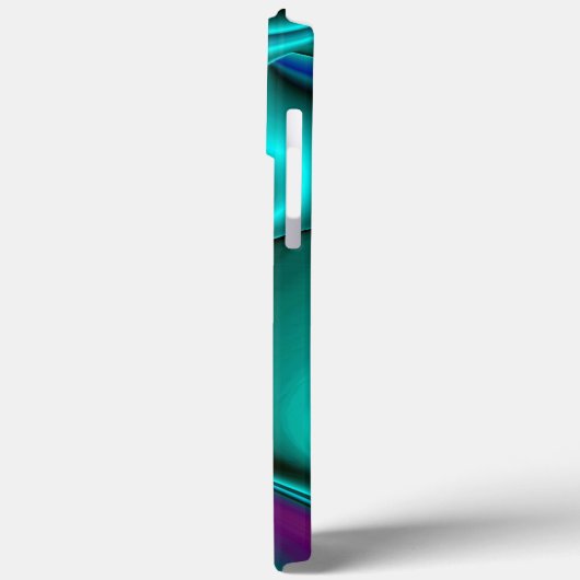 Futuristische Abstracte 3D Metallic Rainbow Art Case-Mate iPhone Case (Achterkant / Links)