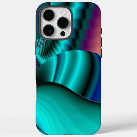 Futuristische Abstracte 3D Metallic Rainbow Art Case-Mate iPhone Case (Achterkant)