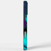 Futuristische Abstracte 3D Metallic Rainbow Art Case-Mate iPhone Case (Achterkant / Rechts)