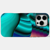 Futuristische Abstracte 3D Metallic Rainbow Art Case-Mate iPhone Case (Achterkant (horizontaal))