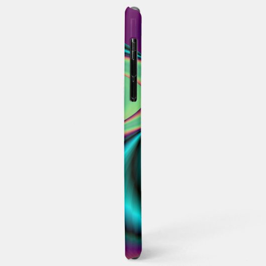 Futuristische Abstracte 3D Metallic Rainbow Art Case-Mate iPhone Case (Achterkant/links)