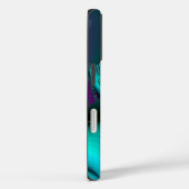 Futuristische Abstracte 3D Metallic Rainbow Art Case-Mate iPhone Case (Achterkant / Rechts)