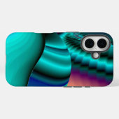 Futuristische Abstracte 3D Metallic Rainbow Art Case-Mate iPhone Case (Achterkant (horizontaal))