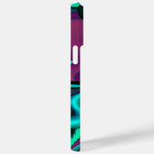 Futuristische Abstracte 3D Metallic Rainbow Art Case-Mate iPhone Case (Achterkant / Rechts)