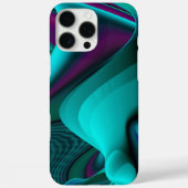 Futuristische Abstracte 3D Metallic Rainbow Art Case-Mate iPhone Case (Achterkant)