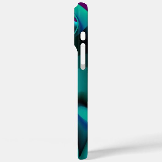 Futuristische Abstracte 3D Metallic Rainbow Art Case-Mate iPhone Case (Achterkant / Links)