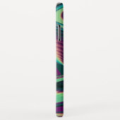 Futuristische Abstracte 3D Metallic Rainbow Art Case-Mate iPhone Case (Achterkant/rechts)