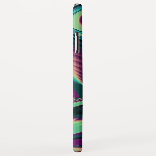 Futuristische Abstracte 3D Metallic Rainbow Art Case-Mate iPhone Case (Achterkant/rechts)