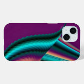 Futuristische Abstracte 3D Metallic Rainbow Art Case-Mate iPhone Case (Achterkant (horizontaal))