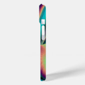 Futuristische Abstracte 3D Metallic Rainbow Art Case-Mate iPhone Case (Achterkant / Links)