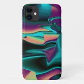 Futuristische Abstracte 3D Metallic Rainbow Art Case-Mate iPhone Case (Achterkant)