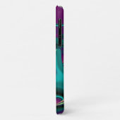 Futuristische Abstracte 3D Metallic Rainbow Art Case-Mate iPhone Case (Achterkant/links)