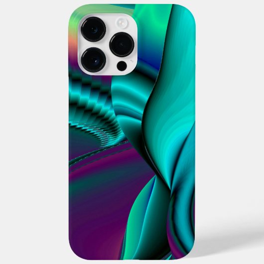 Futuristische Abstracte 3D Metallic Rainbow Art Case-Mate iPhone Case (Achterkant)