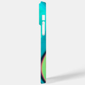 Futuristische Abstracte 3D Metallic Rainbow Art Case-Mate iPhone Case (Achterkant / Links)