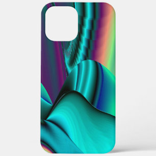 Futuristische Abstracte 3D Metallic Rainbow Art Case-Mate iPhone Case