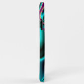 Futuristische Abstracte 3D Metallic Rainbow Art Case-Mate iPhone Case (Achterkant/rechts)