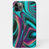 Futuristische Abstracte 3D Metallic Rainbow Art Case-Mate iPhone Case (Achterkant)