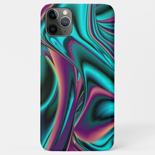 Futuristische Abstracte 3D Metallic Rainbow Art Case-Mate iPhone Case (Achterkant)