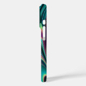 Futuristische Abstracte 3D Metallic Rainbow Art Case-Mate iPhone Case (Achterkant / Links)